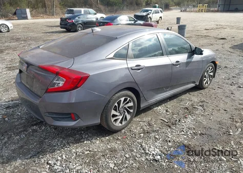 2018 Honda Civic Ex from USA, damaged, VIN 19XFC2F7XJE007998